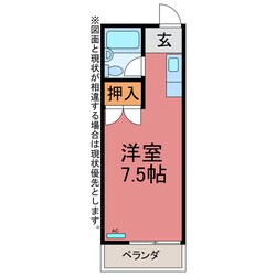 プリンスヒルＢ棟の物件間取画像